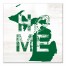 Designs Direct Creative Group Michigan Football State Pride 16x16 Canvas Wall Art