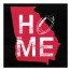 Designs Direct Creative Group Georgia Football State Pride 16x16 Canvas Wall Art