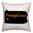 Black and Yellow Pennsylvania Pride 16x16 Spun Poly Pillow