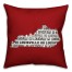 Red Kentucky Go Team 16x16 Spun Poly Pillow