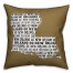 Tan Louisiana Go Team  16x16 Spun Poly Pillow
