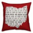 Red Ohio Go Team 16x16 Spun Poly Pillow