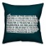 Teal Pennsylvania Go Team 16x16 Spun Poly Pillow