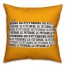 Yellow Pennsylvania Go Team 16x16 Spun Poly Pillow