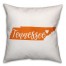 Orange and White Tennessee Pride 16x16 Spun Poly Pillow