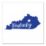 Designs Direct Creative Group Blue and White Kentucky Pride 16x16 Canvas Wall Art
