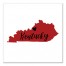 Designs Direct Creative Group Red and Black Kentucky Pride 16x16 Canvas Wall Art