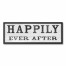 Happily Ever After 12x36 Black Framed Canvas
