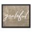 Rustic Grateful 16x20 Black Framed Canvas