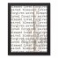 Distressed Religious Words 11x14 Black Framed Canvas