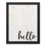Hello Wall Art