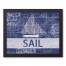 Sail Boal 11x14 Black Framed Canvas