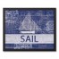 Sail Boal 16x20 Black Framed Canvas