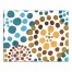 Colorful Floral Dots Wall Art
