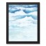 Crashing Open Waves 11x14 Black Framed Canvas
