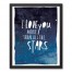 I Love You More Than All The Stars 16x20 Black Framed Canvas