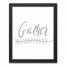 Gather 11x14 Black Framed Canvas