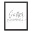 Gather 16x20 Black Framed Canvas