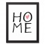 Home 11x14 Black Framed Canvas