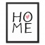 Home 16x20 Black Framed Canvas