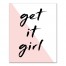 Get It Girl Wall Art