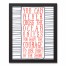 Cross the Ocean 11x14 Black Framed Canvas