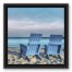 Blue Beach Chairs Photo Wall Art