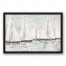 White Painted Sailboats Wall Art