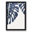Tropical Indigo Leaves Wall Art