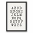 Typewriter Alphabet Wall Art