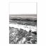 Black and White Ocean Waves Wall Art