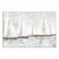 White Painted Sailboats Wall Art