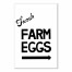 Fresh Farm Eggs Wall Art