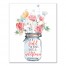 Wildflower Mason Jar 16x20 Canvas Wall Art