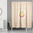 Sweet as a Peach 71x74 Personalized Shower Curtain