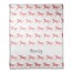Galloping Pink Horses 50x60 Personalized Coral Fleece Blanket