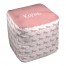 Galloping Pink Horses 18x18 Personalized Ottoman