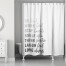 Kind List 71x74 Shower Curtain