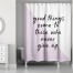 Never Give Up 71x74 Shower Curtain