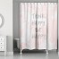 Think Happy Be Happy Watercolor 71x74 Shower Curtain