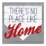 There's No Place like Home 16x16 Canvas Wall Art