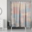 Autumn Brush Strokes 71x74 Shower Curtain
