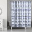 Navy Southwest Ikat 71x74 Shower Curtain