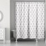 Pink and Gray Plus 71x74 Shower Curtain