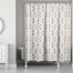 Tan Shibori 71x74 Shower Curtain
