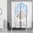 I'd rather be Lost on the Beach 71x74 Shower Curtain