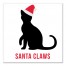 Santa Claws 16x16 Canvas Wall Art
