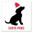 Santa Paws 16x16 Canvas Wall Art