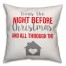 Night Before Christmas Pillow