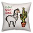 Feliz Navidad Llama Pillow
